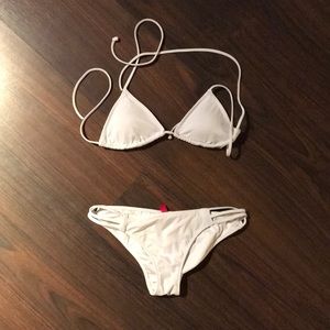 Victoria’s Secret White bikini top and bottom
